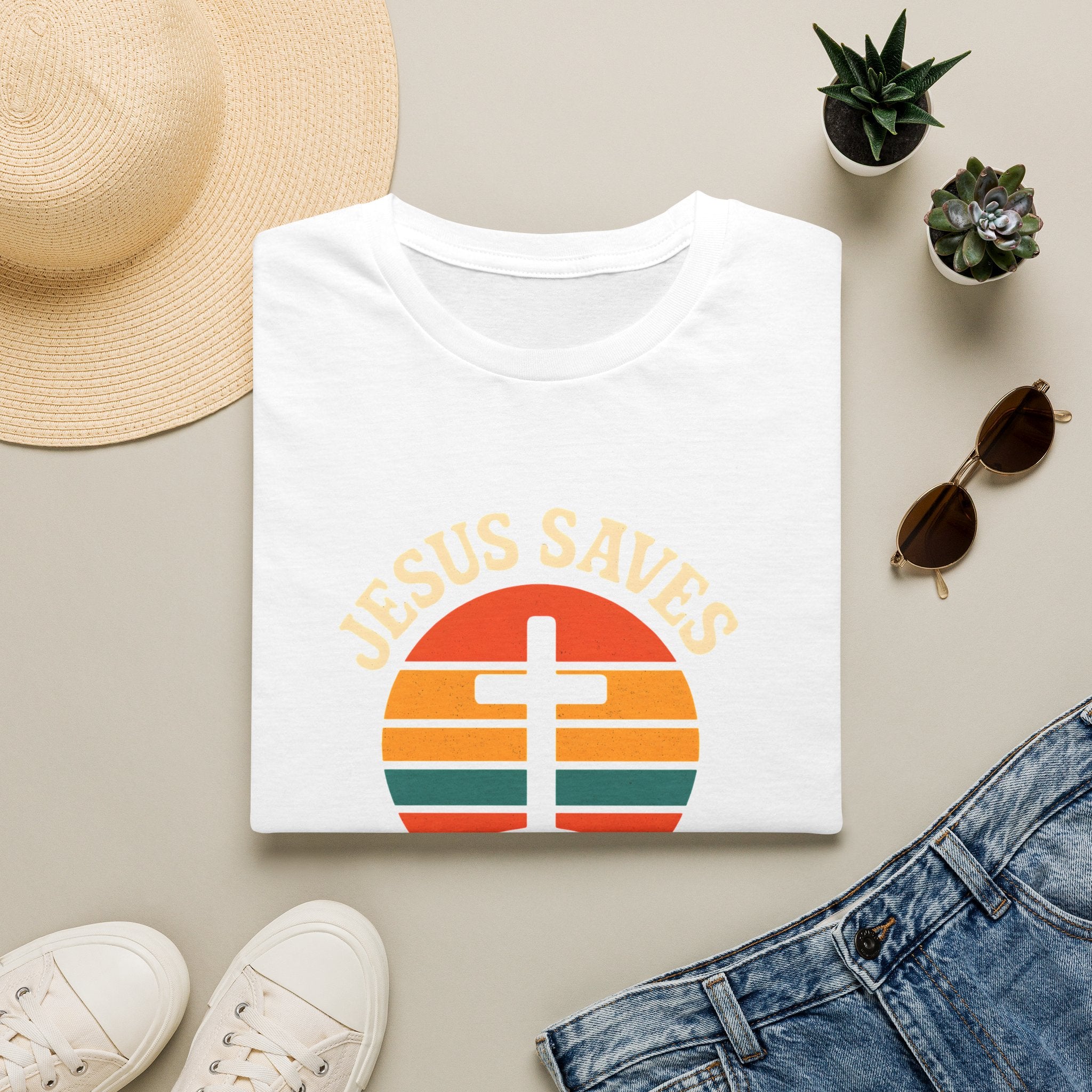 Jesus Saves Logo T-Shirt
