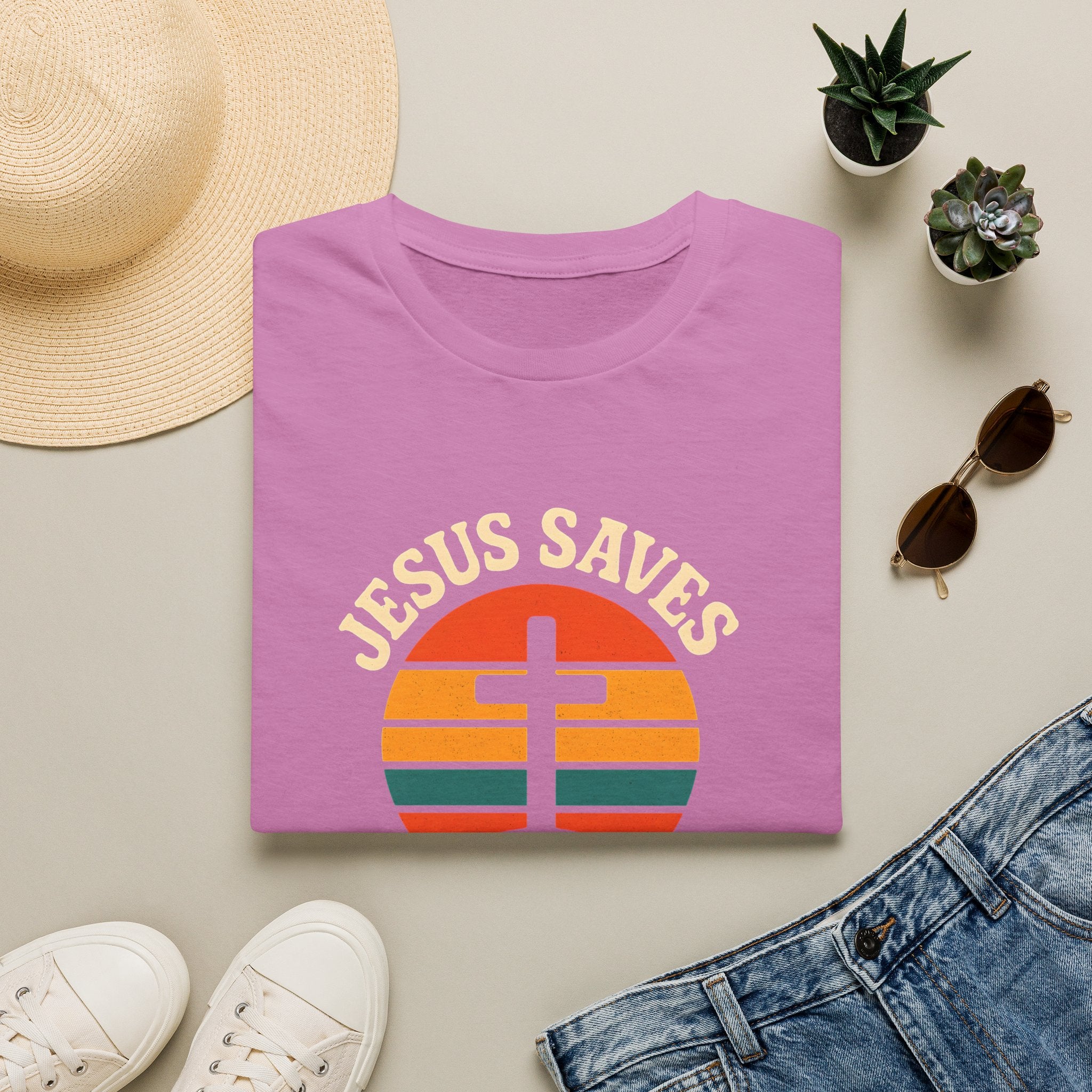 Jesus Saves Logo T-Shirt