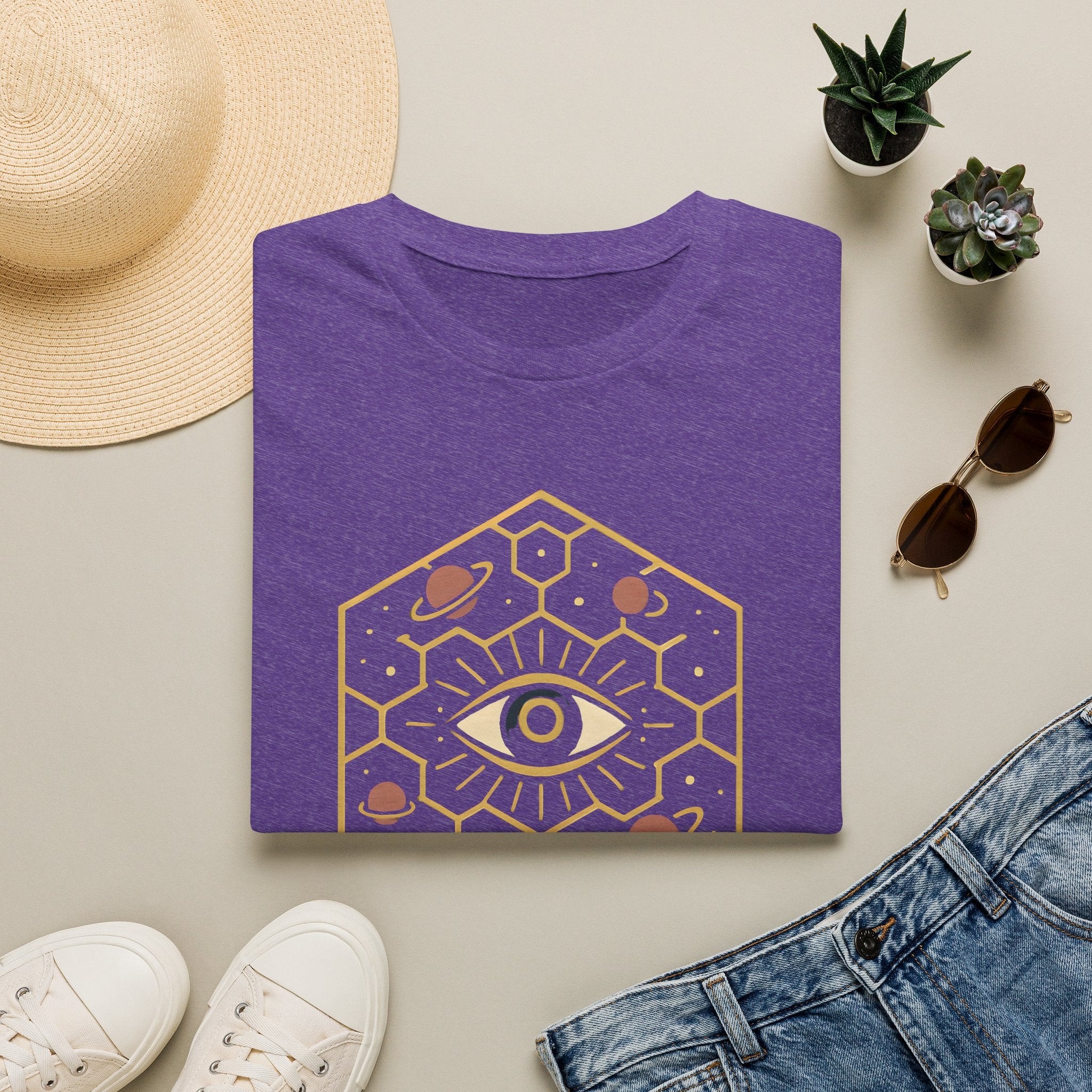 Cosmic Eye Hexagon T-Shirt