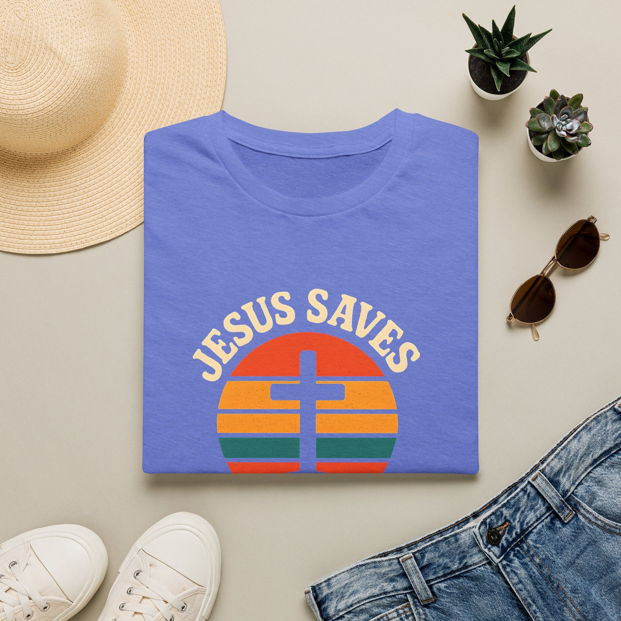 Jesus Saves Logo T-Shirt