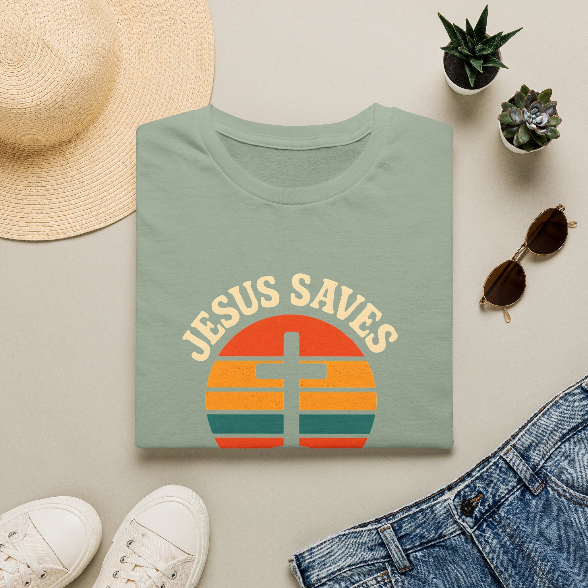 Jesus Saves Logo T-Shirt